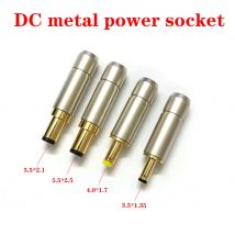 Hohe Qualität Kupfer Überzogene Gold 5,5X 2,5/5,5 X 2,1/4,0x1,7/3,5X1,3 DC Power Stecker Jack Stecker Für Linear Power Ausgang