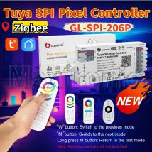 GLEDOPTO ZigBee Tuya SPI Pixel LED Streifen Licht Controller Smart Leben APP Steuerung für RGB/RGBW/RGBCCT WS2812 SK6812 SPI LED Lampe