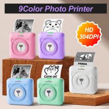 7 colores Peripage A6 304DPI Mini impresora fotográfica notas pegatinas máquina de impresión de etiquetas Bluetooth marcador de impresora inalámbrico portátil