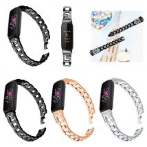 Bracelet for Fibit Inspire 3 Band Replacement Women Metal Diamond Wristband for Inspire 3 Bracelet watchband Strap Accessorie