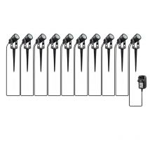 Cable Free Led Garden Decorative Light 10 Trailer 1 Lawn Light 30W Safe Voltage 220V110V24V Waterproof Warm White Spot Light