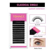 TDANCE Faux mink individual eyelash lashes maquiagem cilios for professionals soft mink eyelash extension