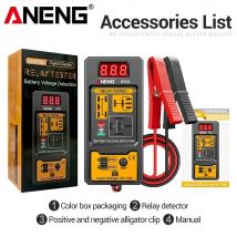 Car Relay Tester Voltage Tester Universal 11-25V Car Battery Checker Automotive Electronic Relay Tester LED Indicator Light