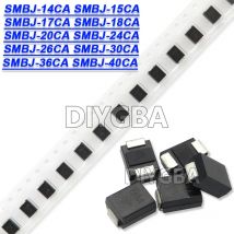 50pcs SMBJ-14CA SMBJ-15CA SMBJ-18CA SMBJ-20CA SMBJ-24CA SMBJ-40CA tvs diode 600w smb DO-214AA bidirektion ale diode