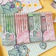 Automatische Bleistift Boxed Cartoon Mechanische Bleistifte Student Nette Kreative Presse Stift Schule Schreibwaren Mit Radiergummi Geschenk