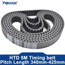 POWGE HTD 5M Zahnriemen Lp=340 345 350 355 360 365 370 375 380 385 390 395 400 405 410 415 420 425 Breite 9-30 mm HTD5M Gummi