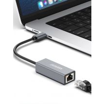 100 Mbit/s Netzwerkkarte – Typ-C-zu-R45-Netzwerkanschluss-Konvertierung für kabelgebundene Netzwerkkarte. Treiberfreie Version passend für Desktop Co