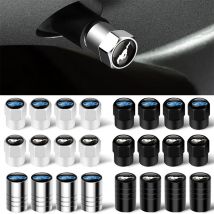 4 SZT. Nakładki na wentyle opon samochodowych z logo Ford Mustang Shelby Edge Kuga Transit Fiesta Mondeo Ghia Focus