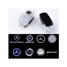 Car door LED car logo lights welcome lights Ghost lamp for Mercedes-Benz AMG W221, W447, W220, W639, W222, S-class,2006-2013