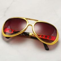 Hochwertige neue runde Sonnenbrille Mode Männer Hip Hop Brille goldene Sonnenbrille Frauen Doppelstrahl Brillen Vintage Sonnenbrille