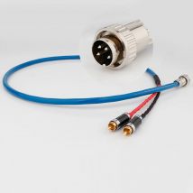 4Pin/5pin Din Naim Phono Kabel OFC Silber Überzogene HiFi Audio Twist Locking Stecker zu Stereo 2RCA Carbon faser Stecker