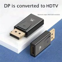 Convertitore adattatore compatibile da DisplayPort a HDMI 4K DP Display Port Adattatore HDTV compatibile da DP a HDMI Video Audio PC portatile