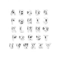 DINGLLY 2Pcs Letters Beaded Fit Original Brands Initials Bracelet Bangle Couple Lover Friend Necklaces Fashion Jewelry