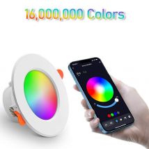 Faretto da incasso a LED Tuya Smart LED lampada da soffitto WiFi Bluetooth colorato dimmerabile Downlight 15W RGB AC 110-220V faretto Smart Home