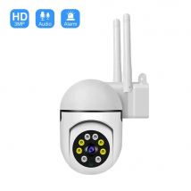 8MP HD Night Color Wifi IP Wireless Security Surveillance PTZ Camera 4X Zoom Cameras Humanoid Tracking Cam No Ad APP Light Alarm