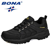 BONA Neue Designer Beliebte Wanderschuhe Mann Nubuk Leder Mesh Outdoor Männer Turnschuhe Klettern Schuhe Männer Sport Schuhe Trendy