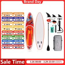 Funwater Stand Up Paddle Board Surfbrett, aufblasbares Stand Up Paddling Board, Surf-Sup-Board mit Zubehör, maximale Belastung 330 Pfund