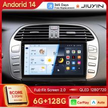 CarPlay inalámbrico para Apple Android Auto Radio para Fiat Bravo 2007 2008 2009-2012 pantalla Multimedia estéreo GPS RDS DSP