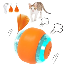 Interaktives Katzenspielzeug, automatischer rollender Ball, wiederaufladbar, intelligentes Haustier, elektrisches Spielzeug, Hundetraining für Übungsunterhaltung