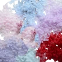 2,3 CM Organza Blütenblatt Zubehör Puppe Kleidung Kopfschmuck Material Handgemachte 3D Blumen RS3059