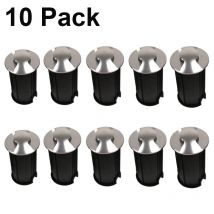 10 Teile/los IP67 Außenbeleuchtung für Garten Hof Schritt Treppen Boden Deck 5W LED Einbau Inground