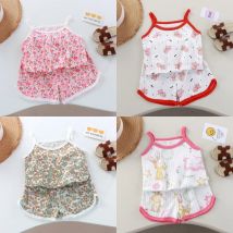 1-5Y Kleinkind Kind Baby Jungen Mädchen Kleidung Anzug Druck Baumwolle Pyjamas Set Langarm Top Hose Anzug Nachtwäsche Weiche infant Outfit
