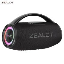ZEALOT-S97 Altoparlante Bluetooth da 80 W Potente altoparlante wireless con maniglia portatile, per feste, campeggio, luce colorata RGB