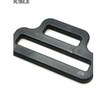 2 Hole Tri-Glide Adjust Buckles Plastic Slider for Backpack Straps Garment Accessories Webbing 24.5mm and 50mm