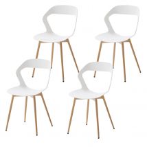 4 pezzi/set sedie da pranzo cave moderne semplici sgabelli posteriori per la casa sedia da