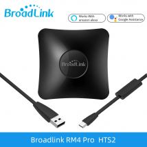 Original Broadlink RM4 Pro IR Remote Control RF Switch Universal Smart Controller HTS2 Sensor Works Alexa Google Home Assistant