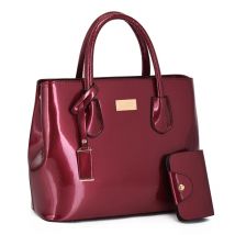 Women Handbags High Quality Patent Leather Women's Bag Fashion Shoulder bag Luxury Tote bag+card package Designer Messenger Bags