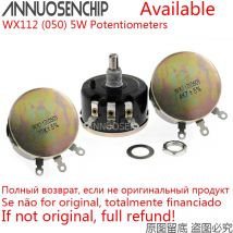 WX112 (050) 5W Single Circle Wire Wound Potentiometer 100R 220R 1K 2K2 4K7 10K 22K 33K 47K 100 220 2,2K 4,7K Ohm WX050