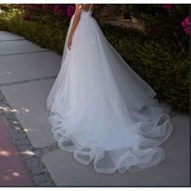 Abnehmbare Hochzeit zug, Abnehmbare zug, Hochzeit kleid, Hochzeit kleid mit abnehmbaren zug, abnehmbare rock custom größe