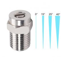 Schraubenspray-Düsenspitze 0/15/25/40 Grad 030 mit G1/4 DN8 Fitting-Gewinde für Hochdruck-Wasch-Unterwagenoberfläche Clea