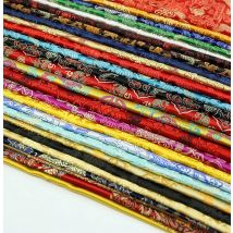 50cm*75cm Thick Chinese Brocade Fabric With Dragon Pattern Material For Sewing 100% Polyester DIY Gift Box