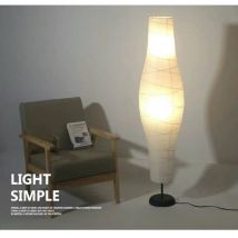Paper Style Floor Lamp Shade 117cm Tall Standing Lamps Cover Lampshade for Living Room Home Bedroom Contemporary Floor Lamp