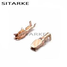 50 Pcs Car DJD027-2 Instrument Lamp Holder Crimping Terminal Wide Lamp Wire Splice Pin for Volkswagen Golf Display