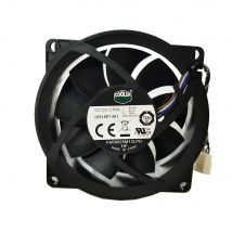 NUOVO Per CoolerMaster FA08025M12LPD 12V 0.50A 804057 -001 Ventola di raffreddamento da 80 * 80 * 25 mm Ventola di raffreddamento da 4 pin Ventola del dissipatore di calore del processore