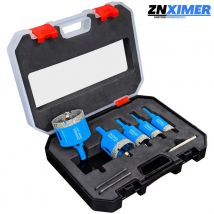 6-45mm 8 pezzi punte diamantate set sega a tazza per piastrelle in ceramica con trapano di posizione per vetro, marmo, granito, pietra, porcellana