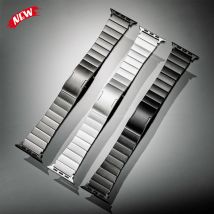 Edelstahl-Uhrenarmband für Apple Watch 10 42/46 mm Ultra 2 49 mm 9/8/7/6/5/4/3/2/1/SE für IWatch 38/40/41/42/44/45 mm Armband