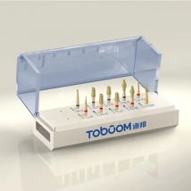 Zahnvorbereitungs-Bohrer-Set für Inlay und Onlay aus Porzellanlegierung, 10 Stück/Set FG0910D