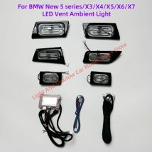 Für BMW Neue 5 serie/X3/X4/X5/X6/X7/6GT Auto LED Vent Umgebungs Licht Für G30 G05 G06 G07 G01 G02 64 farbenTurbine licht vent neue