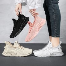 Neue Damenschuhe für den Sommer, atmungsaktiv, weiche Sohle, leicht, Laufsportschuhe, modische und vielseitige Sportschuhe.