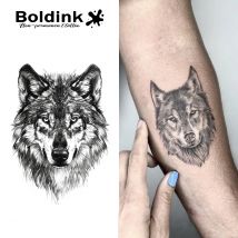 Temporäres Tattoo der Fierce Majesty, dauert bis zu 15 Tage, magischer, wasserfester, semi-permanenter Aufkleber mit neuer Technologie.