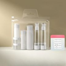 1Set klar leer nachfüllbare Airless Vakuumpumpe Creme Lotion und Spray tragbare Flasche Set Probe Verpackung für Toiletten artikel