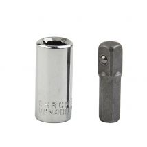 1/4 "Drive Quadrata A 1/4" Codolo Esagonale Presa di Impatto + 1/4 Presa per Trapano Adattatore Supporto Presa di Impatto Strumento Adattatore di Conversione