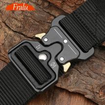 Herren gürtel Outdoor Jagd taktische Multifunktion überleben hochwertige Korps Leinwand für Nylon gürtel