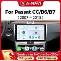Ainavi Lettore Multimediale Per Auto Per Volkswagen VW Passat B6 B7 CC 2007 2010 2013 2015 Wireless Carplay Android Auto 4G Wifi 2din