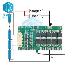 Ausgewogene BMS 6S 21,9 V 19,2 V 25A 20A 15A LiFePO4 Batterie Lade Board Gemeinsame Port NTC temperatur Schutz Für Ebike Escooter