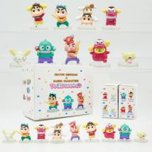 Crayon Shinchan Blind Box Spielzeug Sanrio Charaktere Nette Hangyodon Cinnamoroll Pompompurin Puppe Modell Spielzeug Kinder Geschenke